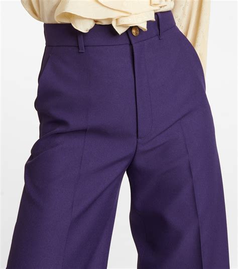 gucci shorts for women|Gucci wide leg pants.